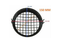 Carica l&#39;immagine nel visualizzatore di Gallery, GRIGLIA NERA FARO ANT 150MM MOTO 125-250