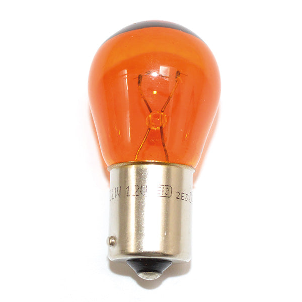 LAMPADINA ARANCIONE 12V-21W BAU15S