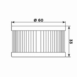 FILTRO OLIO VL INTRUDER 125 00-07