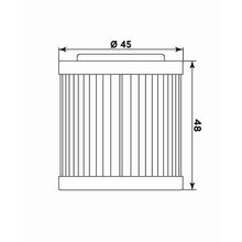 Carica l&#39;immagine nel visualizzatore di Gallery, FILTRO OLIO MEIWA HU18001 TE-TC