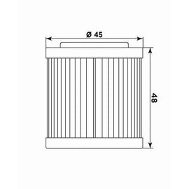 FILTRO OLIO MEIWA HU18001 TE-TC