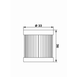 FILTRO OLIO MEIWA P5005 HEXAGON LX4 125