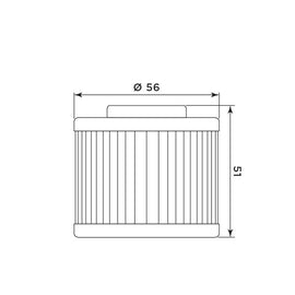 FILTRO OLIO BRUTALE 800 12-20