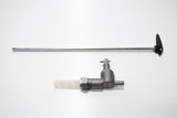 RUBINETTO BENZINA 'SGR' CON LEVA PER LAMBRETTA J50 / 100 / 125