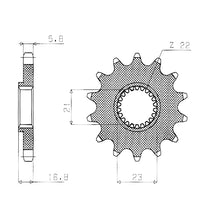 Carica l&#39;immagine nel visualizzatore di Gallery, PIGNONE YAMAHA (520) 16 D