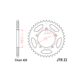 CORONA ACC. APRILIA (420) 47 D