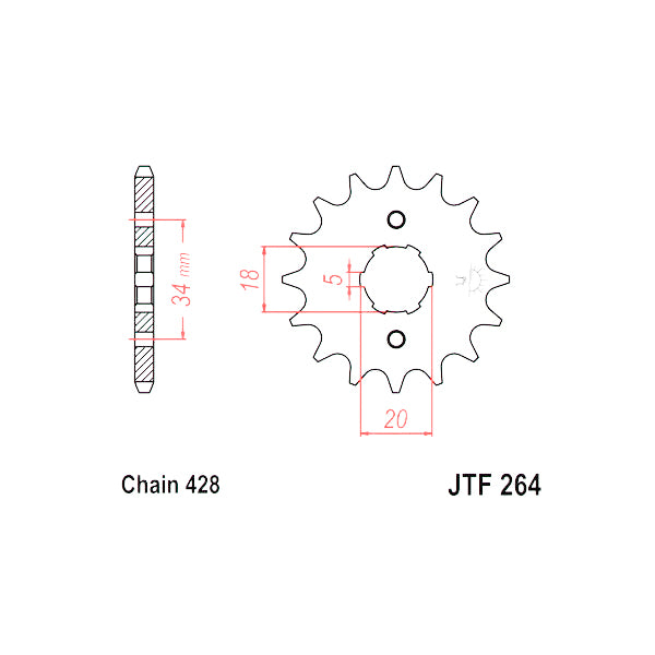 PIGNONE DERBI (428) 17 D