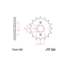 Carica l&#39;immagine nel visualizzatore di Gallery, PIGNONE DERBI (428) 17 D