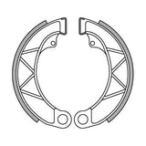 COPPIA GANASCE FRENO LAMBRETTA LI 125-150 1-2-3°SERIE