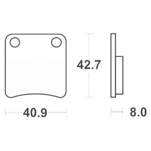 Carica l&#39;immagine nel visualizzatore di Gallery, SERIE PASTIGLIE SBS115HF HONDA-CAGIVA