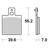 SERIE PASTIGLIE FRENO POSTERIORE SBS138HF