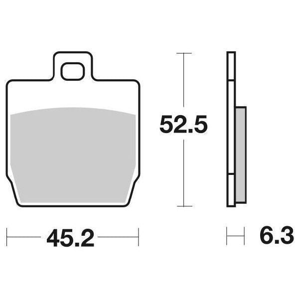 SERIE PASTIGLIE SBS145HF F12 PHANTOM LC