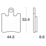 SERIE PASTIGLIE ANTERIORI 4PZ  SBS 146 MS (SINTERIZZATA) PERSUZUKI BURGMAN 250-400 DAL 1998>2006