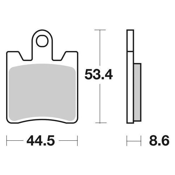 SERIE PASTIGLIE SBS146CT BURGMAN 250-400