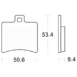SERIE PASTIGLIE FRENO SBS152HF