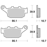 SERIE PASTIGLIE FRENO SBS161HF