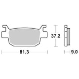 SERIE PASTIGLIE FRENO POSTERIORE BENELLI BN302 300 193HF