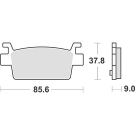 PASTIGLIE FRENO SBS 238HF