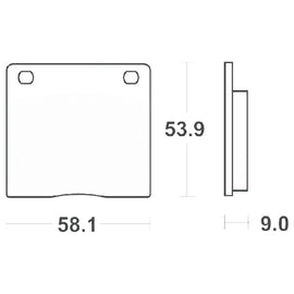 SERIE PASTIGLIE SBS512LF GSX 250 82
