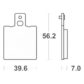 SERIE PASTIGLIE SBS519HF GUZZI V35
