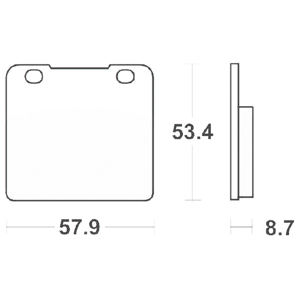 SERIE PASTIGLIE SBS577HF GSX R 250-750