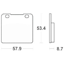 Carica l&#39;immagine nel visualizzatore di Gallery, SERIE PASTIGLIE SBS577HF GSX R 250-750