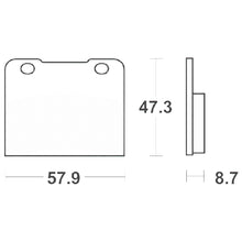 Carica l&#39;immagine nel visualizzatore di Gallery, SERIE PASTIGLIE SBS578HF SUZUKI RG 250