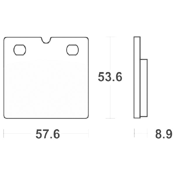 SERIE PASTIGLIE SBS634RS TZR-YZF