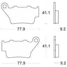 Carica l&#39;immagine nel visualizzatore di Gallery, SERIE PASTIGLIE SBS675HF XT R-X-Z 660