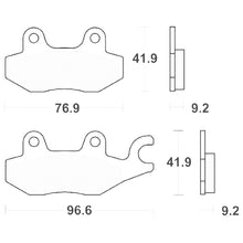 Carica l&#39;immagine nel visualizzatore di Gallery, SERIE PASTIGLIE SBS688HF KYMCO-HONDA