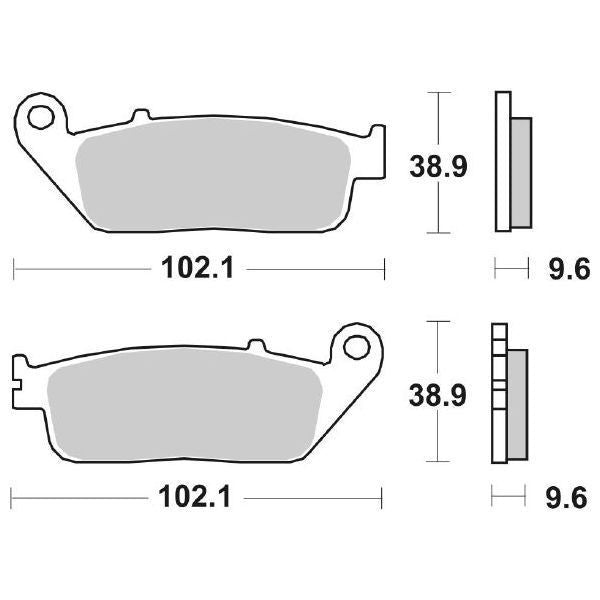 SERIE PASTIGLIE SBS700HS CBR R 300-500