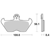 SERIE PASTIGLIE FRENO ANTERIORE SBS703HF R GS 850-1100-1150