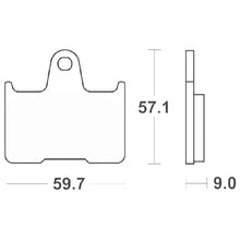Carica l&#39;immagine nel visualizzatore di Gallery, SERIE PASTIGLIE SBS765HF SUZU GSX R 600
