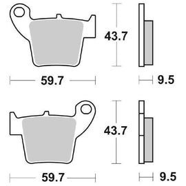 SERIE PASTIGLIE SBS777SI CR R 125-250
