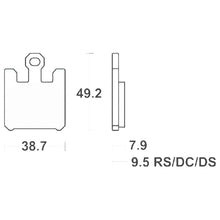 Carica l&#39;immagine nel visualizzatore di Gallery, SERIE PASTIGLIE ANT SBS788HS ZX10R 1000