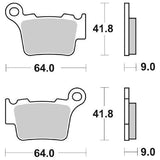 SERIE PASTIGLIE FRENO SBS791SI TE-TC 2T-4T