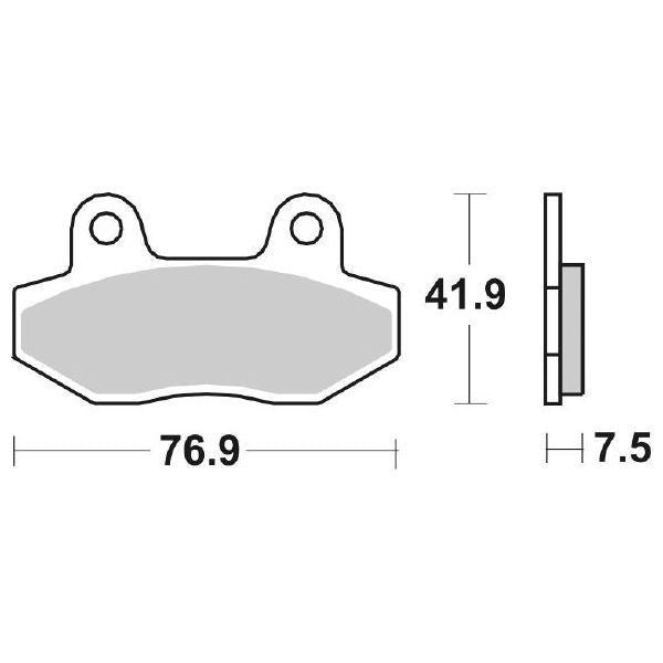 SERIE PASTIGLIE SBS814HS SCRAMBLER 125