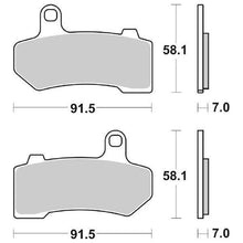 Carica l&#39;immagine nel visualizzatore di Gallery, PASTIGLIE FRENO POSTERIORE SBS 830H.LS