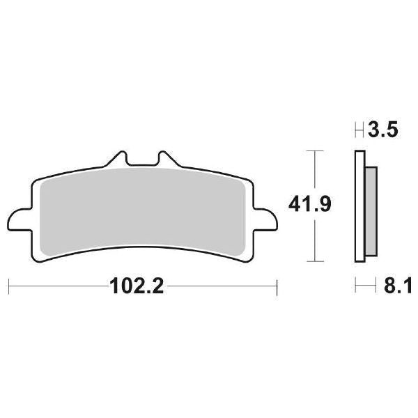 SERIE PASTIGLIE ANT SBS841HS RSV 4R 1000
