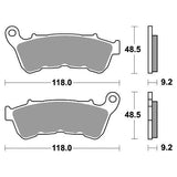 SERIE PASTIGLIE SBS934H.HF XLX FORTY EIGHT 1200 2014-2020