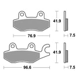 SERIE PASTIGLIE SBS955DC NINJA 500 24-25
