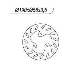 DISCO FRENO ANT NG023 SR DITECH 50 0004