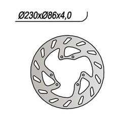 DISCO FRENO ANT NG YAMAHA