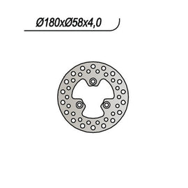 DISCO FRENO POST NG KYMCO HYOSUNG