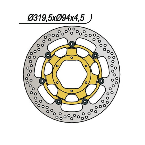 DISCO FRENO ANT NG HONDA