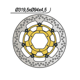 DISCO FRENO ANT NG HONDA