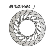 Carica l&#39;immagine nel visualizzatore di Gallery, DISCO FRENO ANT NG KYMCO HONDA