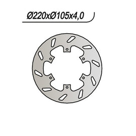 DISCO FRENO ANT NG PIAGGIO GILERA DERBI