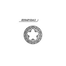 Carica l&#39;immagine nel visualizzatore di Gallery, DISCO FRENO NG1203 YZF R 125 08-13