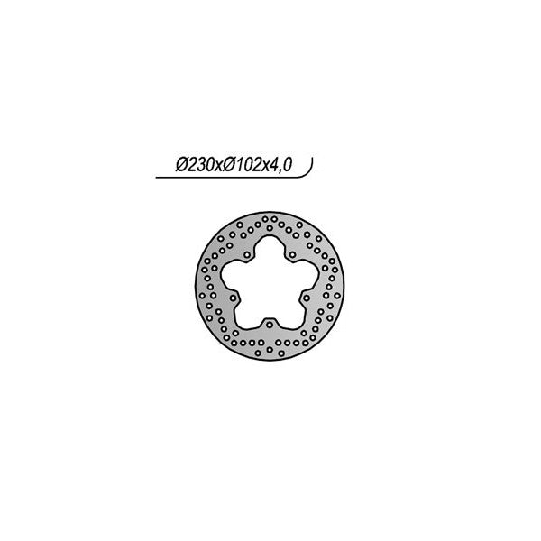 DISCO FRENO NG1203 YZF R 125 08-13